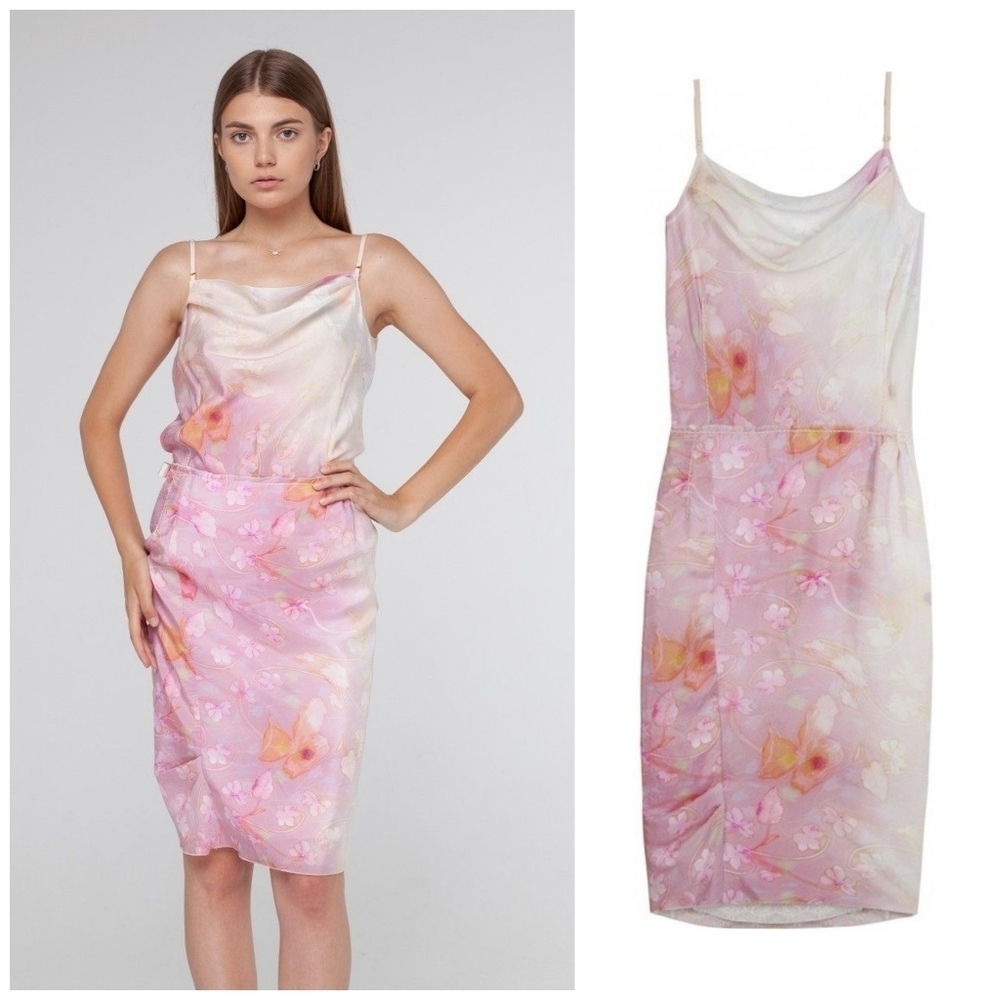 Nina Ricci Floral Silk Dress